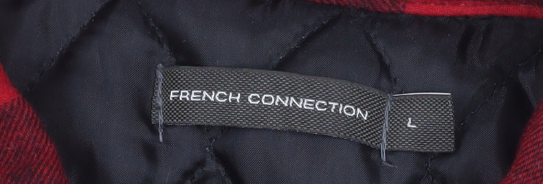 Mens UK Size L French Connection Red Basic Jacket