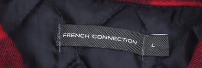 Mens UK Size L French Connection Red Basic Jacket