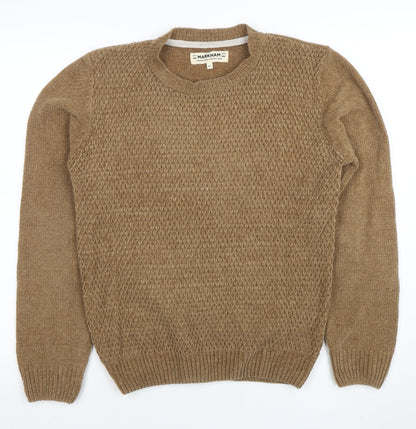 Mens UK Size XS Markham Beige Pullover Jumper