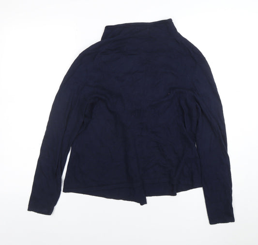 Womens UK Size S Minuet Petite Blue Cardigan Jumper