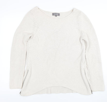 Womens UK Size 12 NEXT Ivory Pullover Jumper