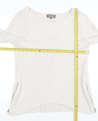 Womens UK Size 12 NEXT Ivory Pullover Jumper