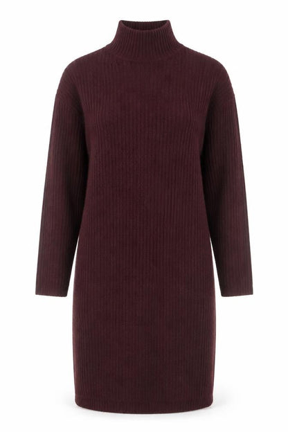 New Look Women Maternity Red Mock Neck Long Sleeve Tunic Jumper Size S