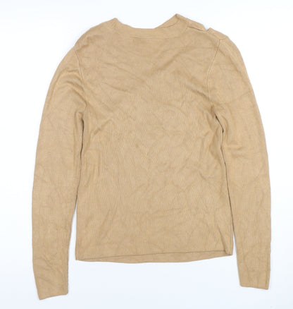 Womens UK Size 8 Sonder Studio Beige Pullover Jumper