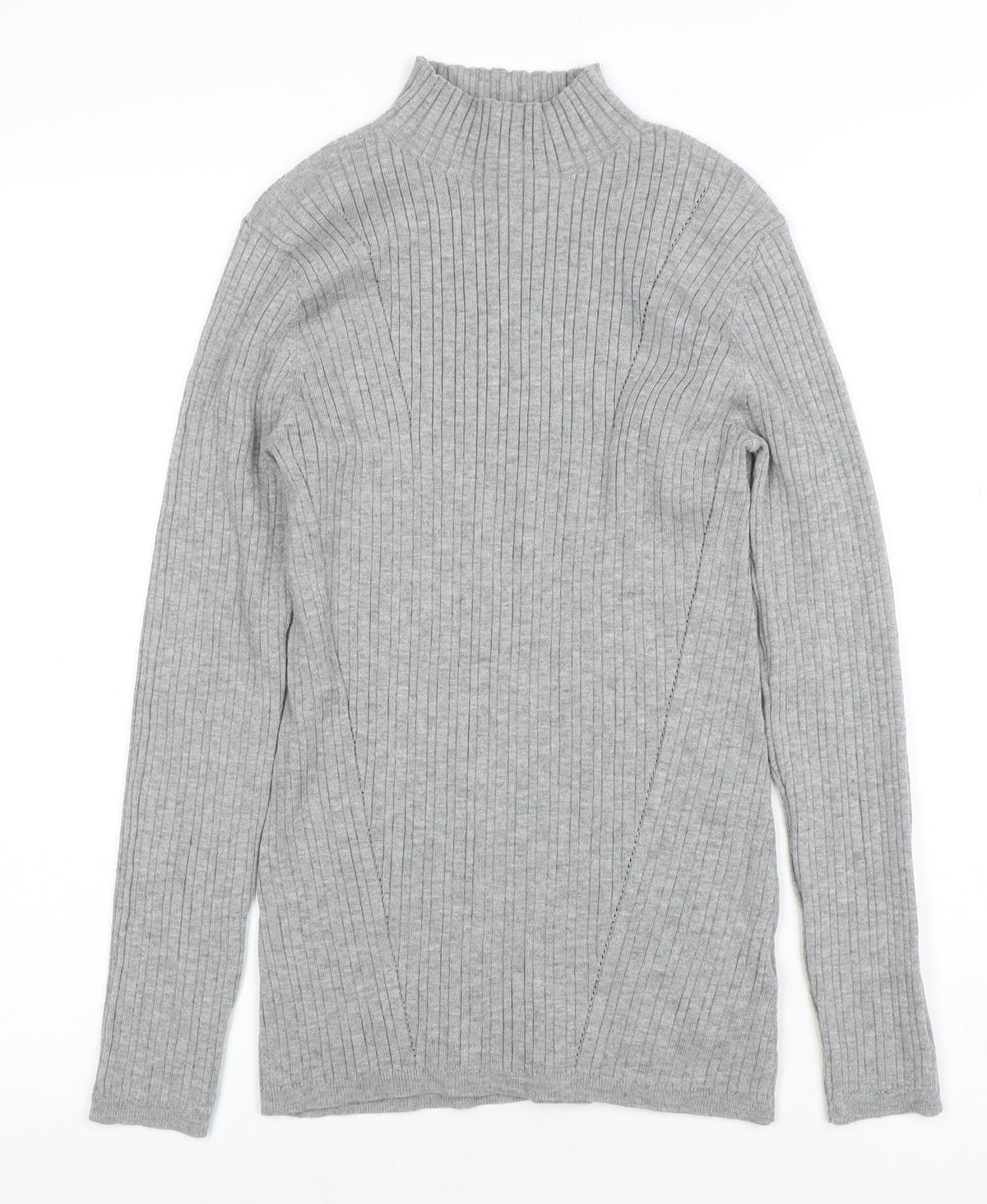Womens UK Size S NOOSNOW Grey Pullover Jumper