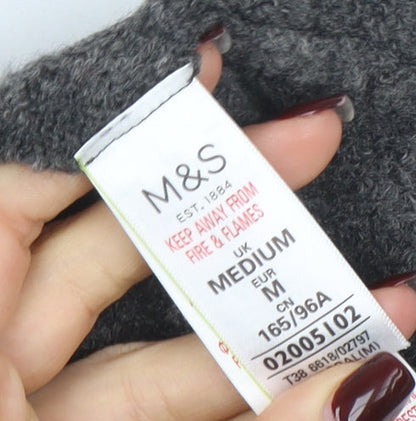 Womens UK Size M Marks and Spencer Grey Cardigan Jumper