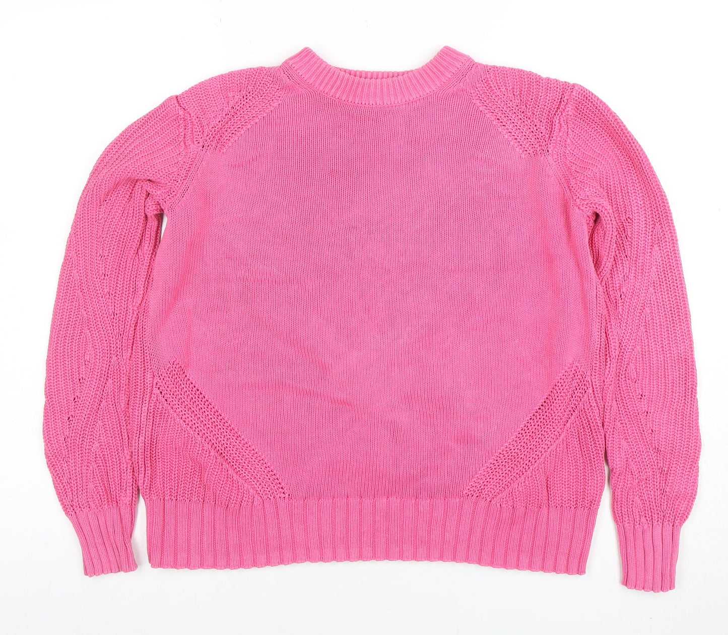 Womens UK Size S Marks and Spencer Pink Pullover Jumper