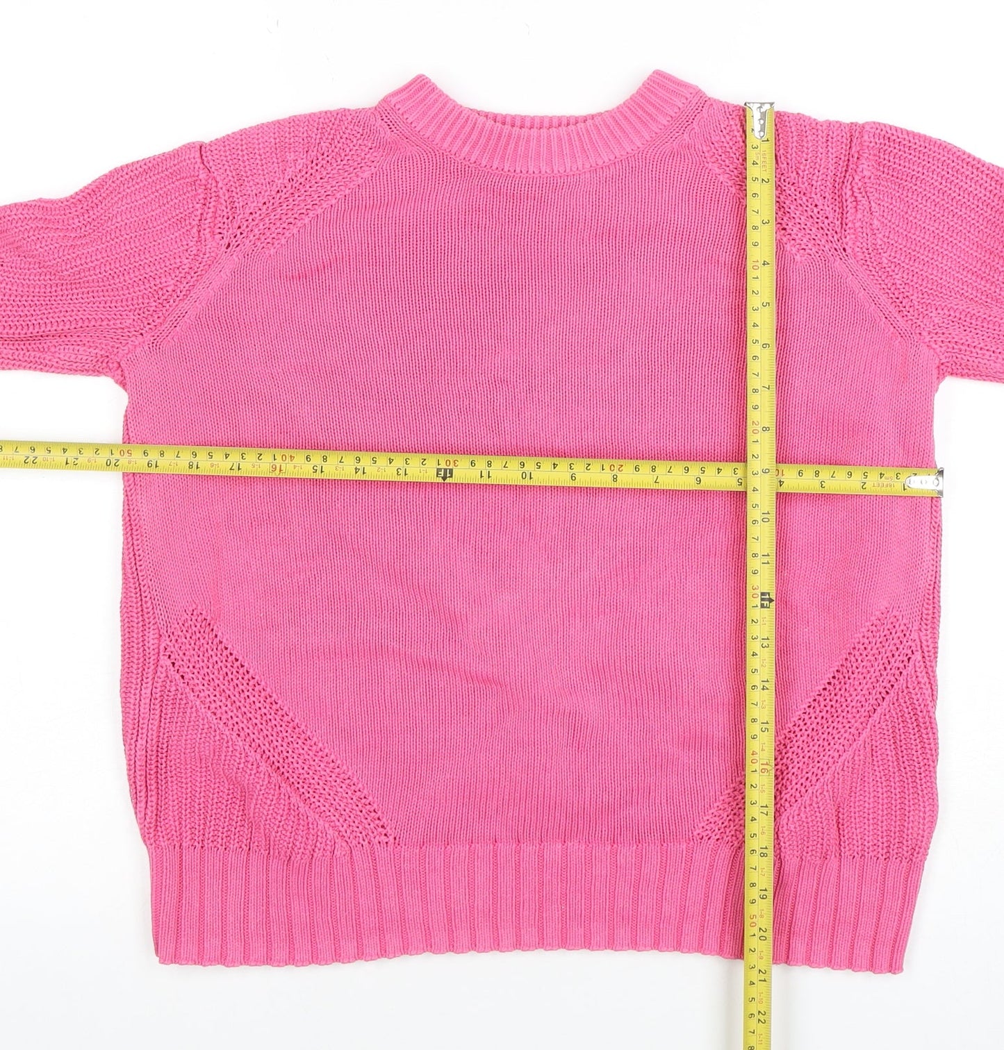 Womens UK Size S Marks and Spencer Pink Pullover Jumper