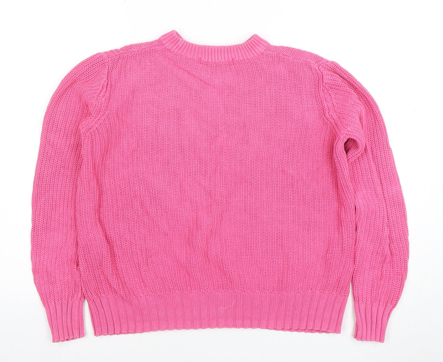 Womens UK Size S Marks and Spencer Pink Pullover Jumper
