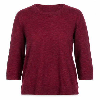 GAP Women’s Red Cotton Blend 3/4 Sleeve Knit Top XS