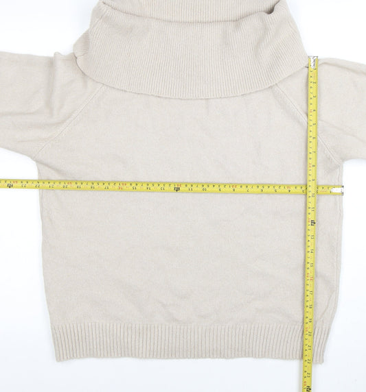 Womens UK Size 16 be you Beige Pullover Jumper