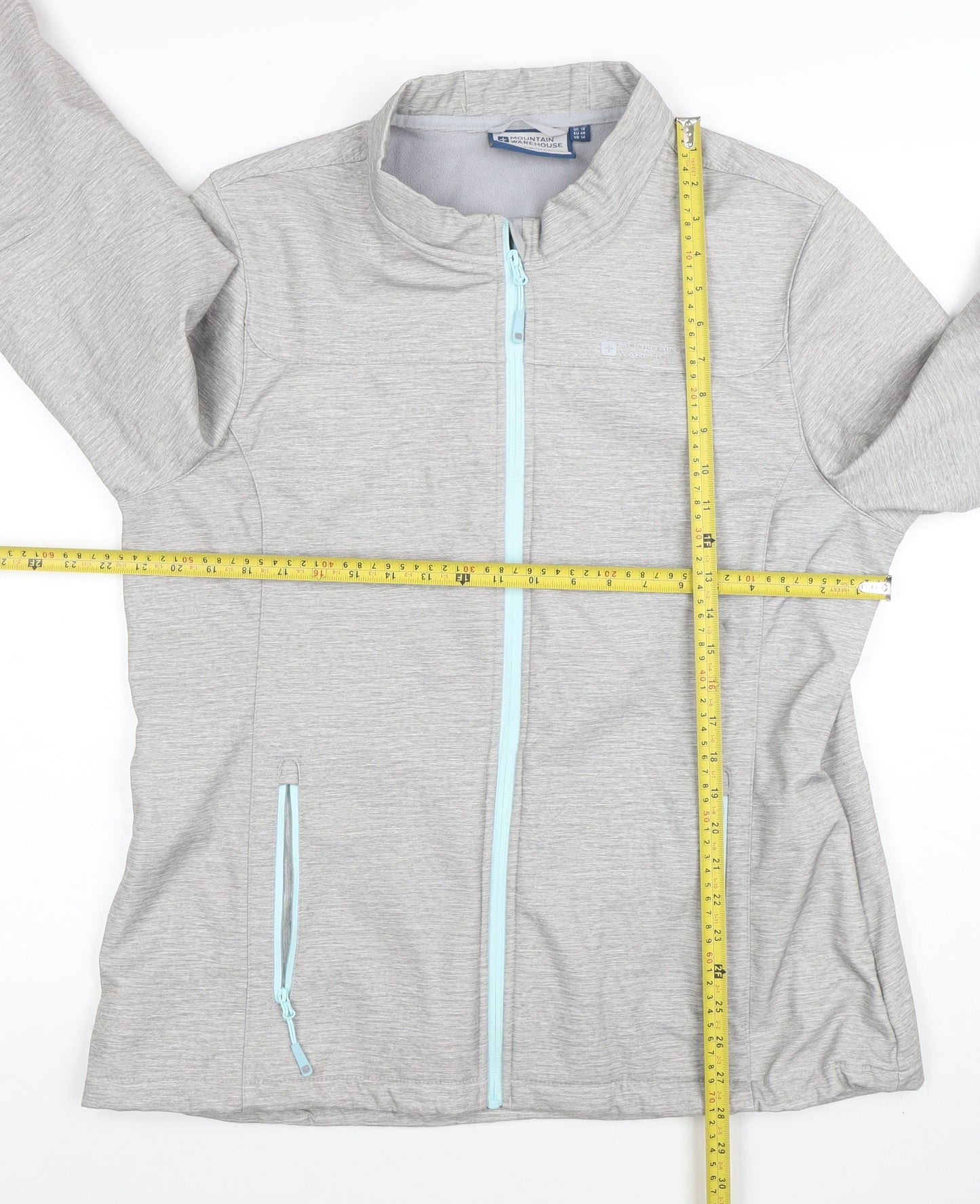 Mountain Warehouse Women’s Grey Softshell Jacket Size 18 Full Zip