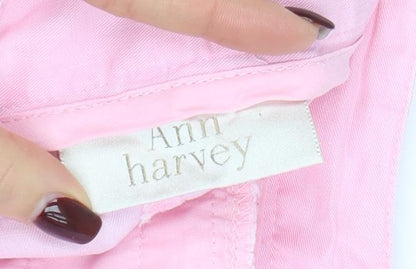 Womens UK Size 20 Ann Harvey Relaxed Fit CasualTravel Pink Trousers