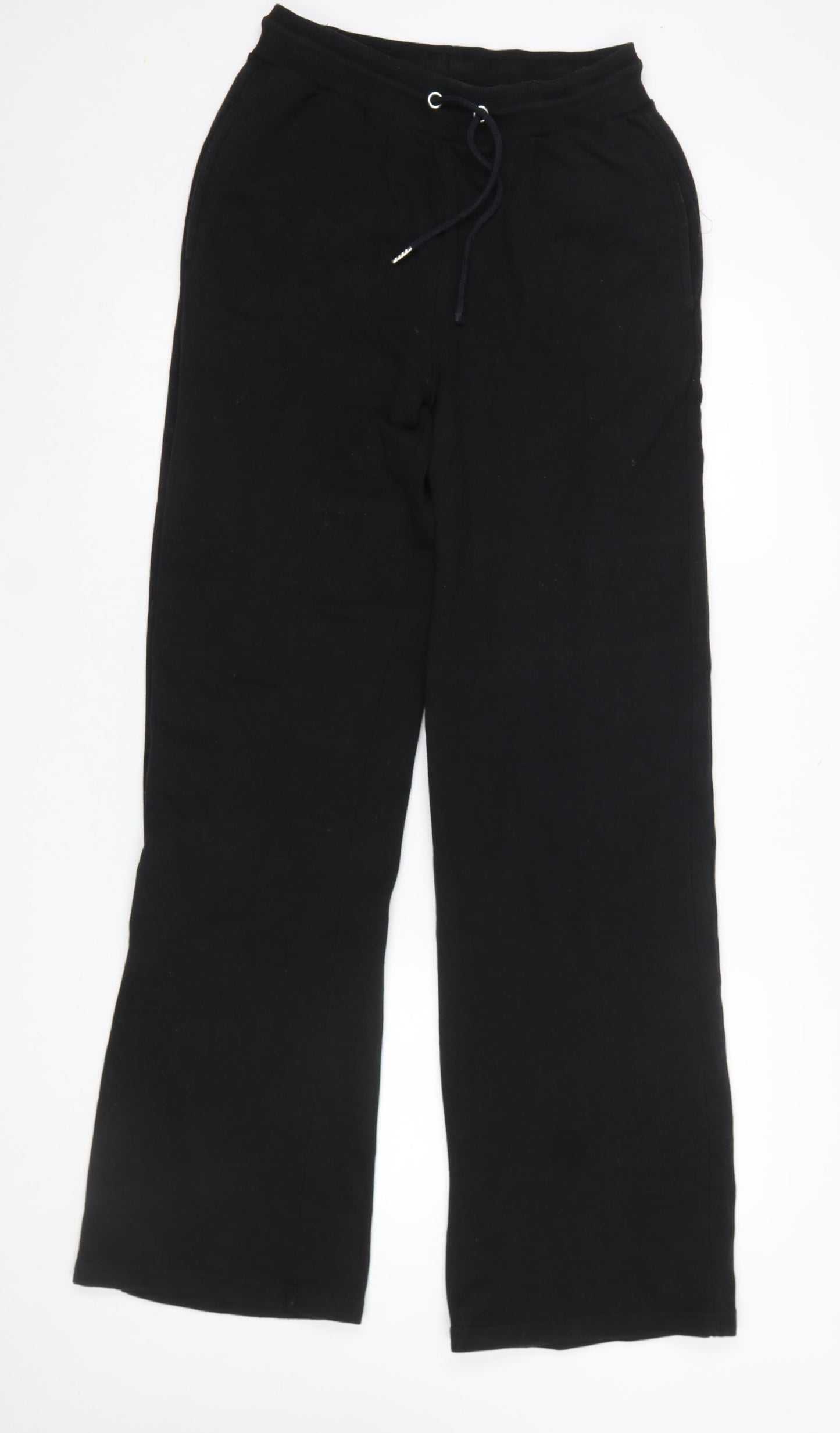 Womens UK Size 12 LTS Regular Fit Sweatpants Black Trousers
