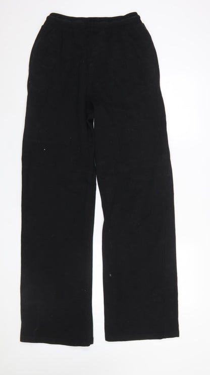 Womens UK Size 12 LTS Regular Fit Sweatpants Black Trousers