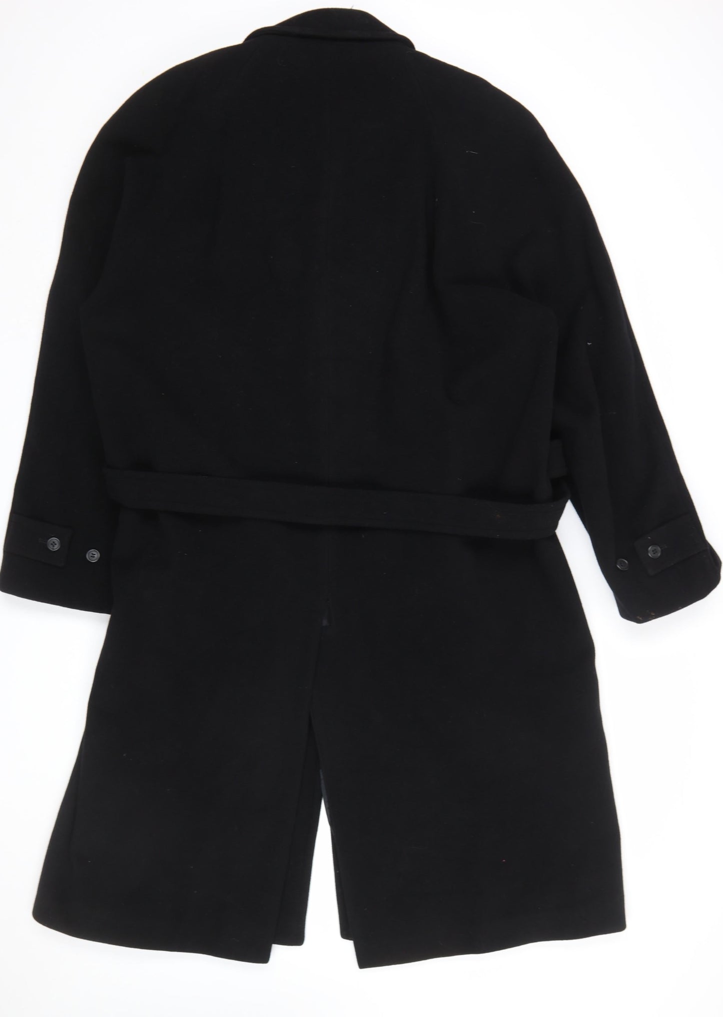 Mens UK Size XL Hammersley Black Overcoat