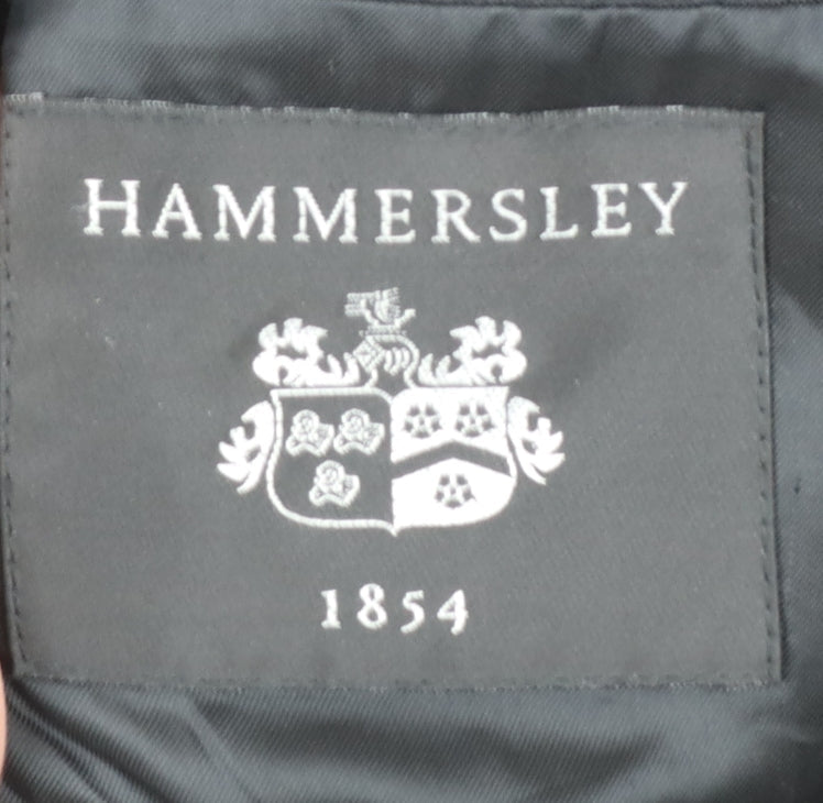 Mens UK Size XL Hammersley Black Overcoat