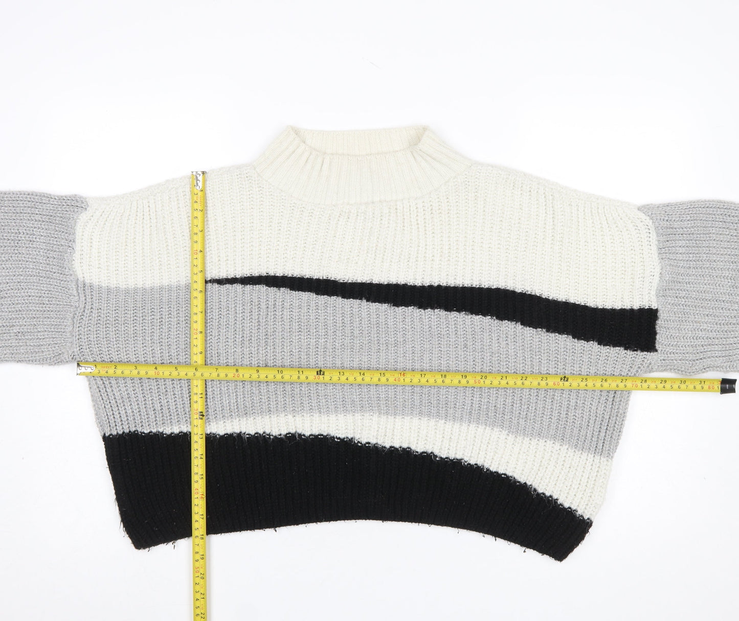 Womens UK Size M Topshop Multicoloured Pullover Jumper