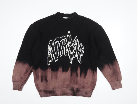 Mens UK Size S Weekday Black Pullover Jumper