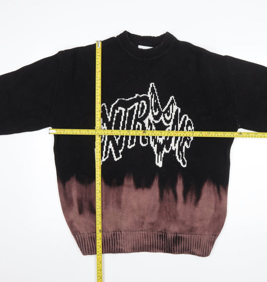 Mens UK Size S Weekday Black Pullover Jumper