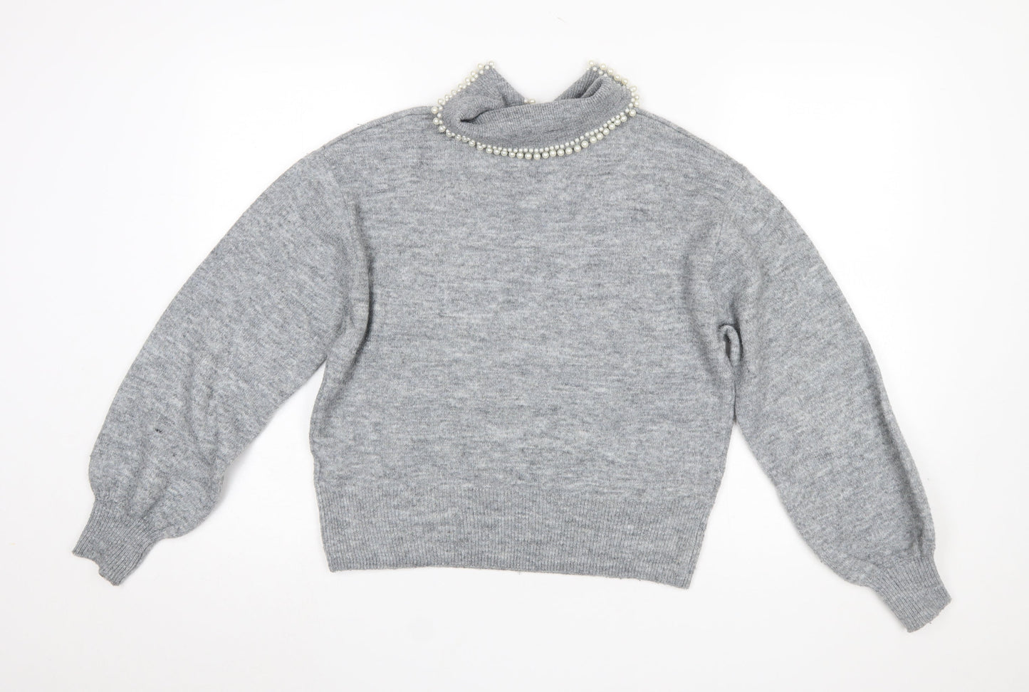 Womens UK Size S H&M Grey Pullover Jumper