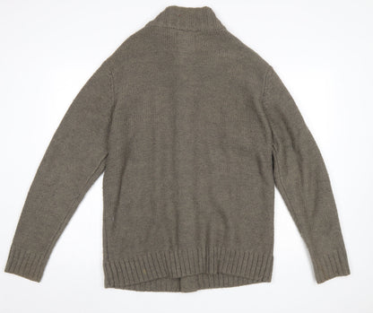 Mens UK Size L NEXT Grey Cardigan Jumper