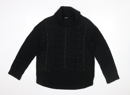 Womens UK Size 14 Marks and Spencer Black Pullover Jumper