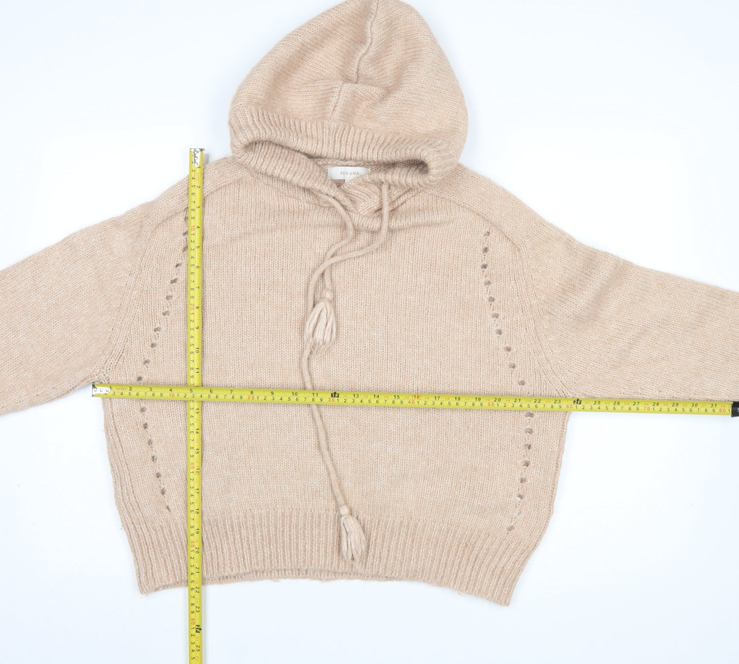 Womens UK Size M Marks and Spencer Beige Pullover Jumper