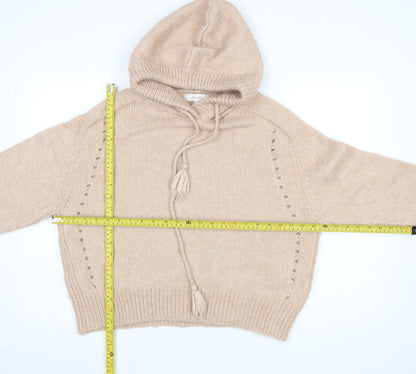 Womens UK Size M Marks and Spencer Beige Pullover Jumper