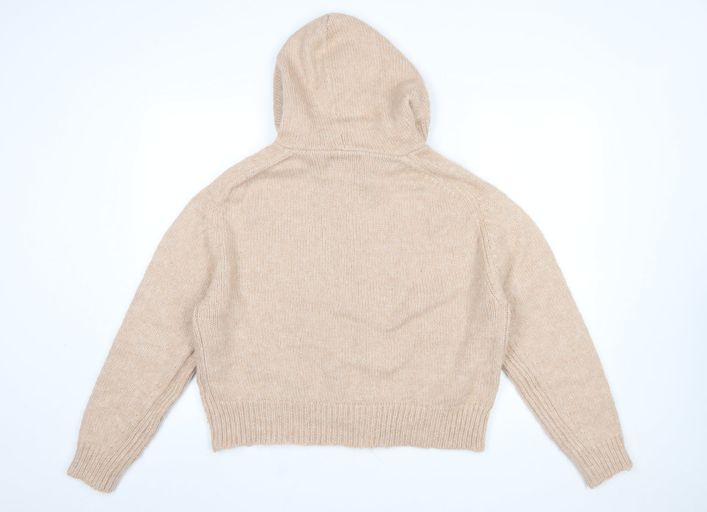Womens UK Size M Marks and Spencer Beige Pullover Jumper