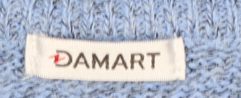 Womens UK Size L Damart Blue Pullover Jumper