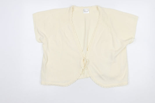 Womens UK Size 20 being casual Ivory Cardigan Jumper