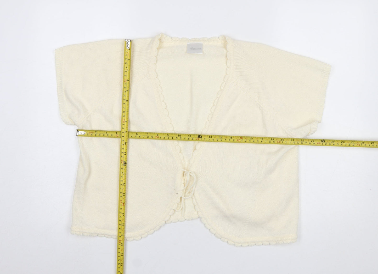 Womens UK Size 20 being casual Ivory Cardigan Jumper