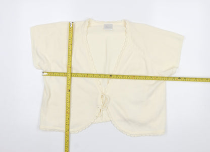 Womens UK Size 20 being casual Ivory Cardigan Jumper