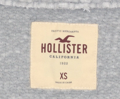 Womens UK Size XS Hollister Grey Pullover Jumper