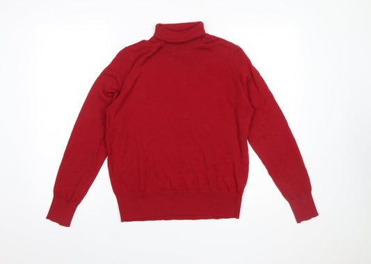 Womens UK Size 12 Marks and Spencer Red Pullover Jumper