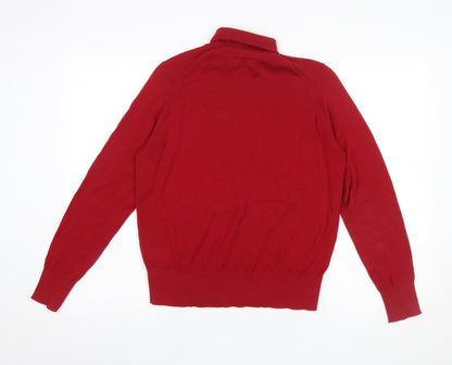 Womens UK Size 12 Marks and Spencer Red Pullover Jumper