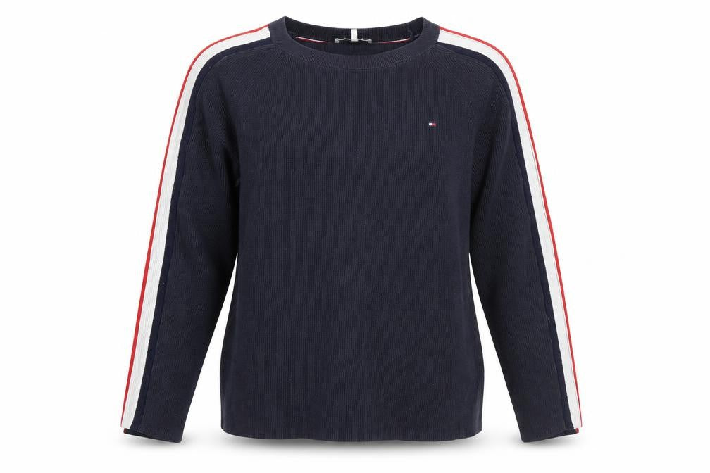 Womens UK Size M Tommy Hilfiger Blue Pullover Jumper