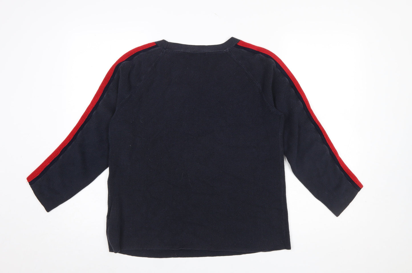 Womens UK Size M Tommy Hilfiger Blue Pullover Jumper