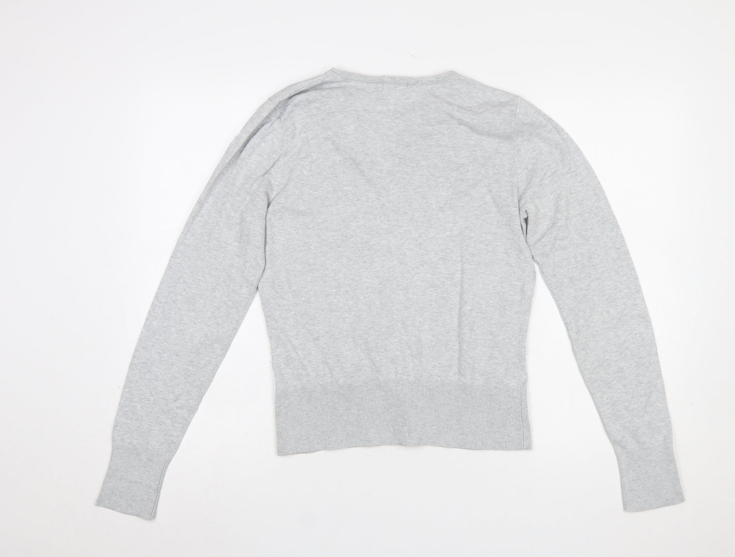 Womens UK Size M Kersh Grey Cardigan Jumper