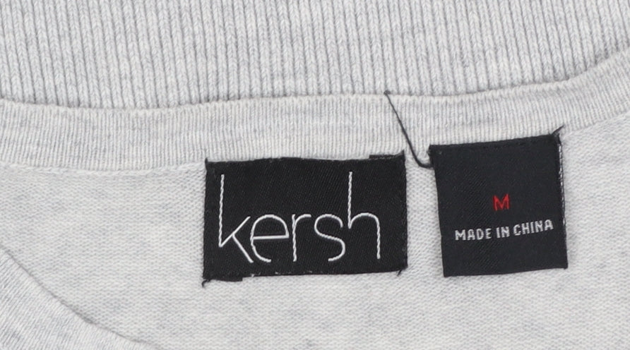 Womens UK Size M Kersh Grey Cardigan Jumper