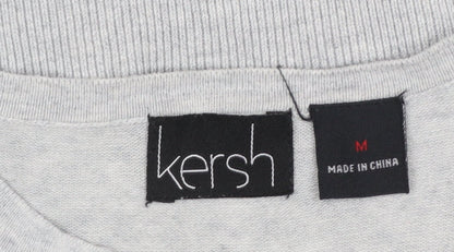 Womens UK Size M Kersh Grey Cardigan Jumper