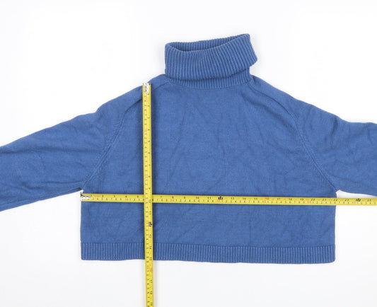 Womens UK Size 12 Zara Blue Pullover Jumper