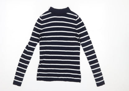 Womens UK Size 10 Marks and Spencer Blue Pullover Jumper