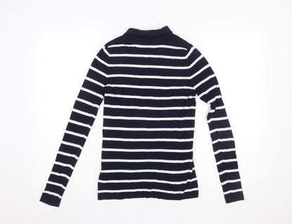 Womens UK Size 10 Marks and Spencer Blue Pullover Jumper