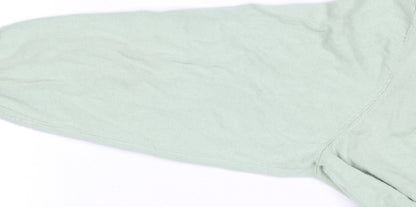 Marks and Spencer Women's Green Size 18 Crew Neck Button Cardigan