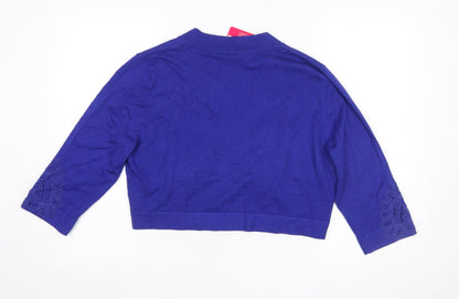 Womens UK Size 18 Together Blue Cardigan Jumper