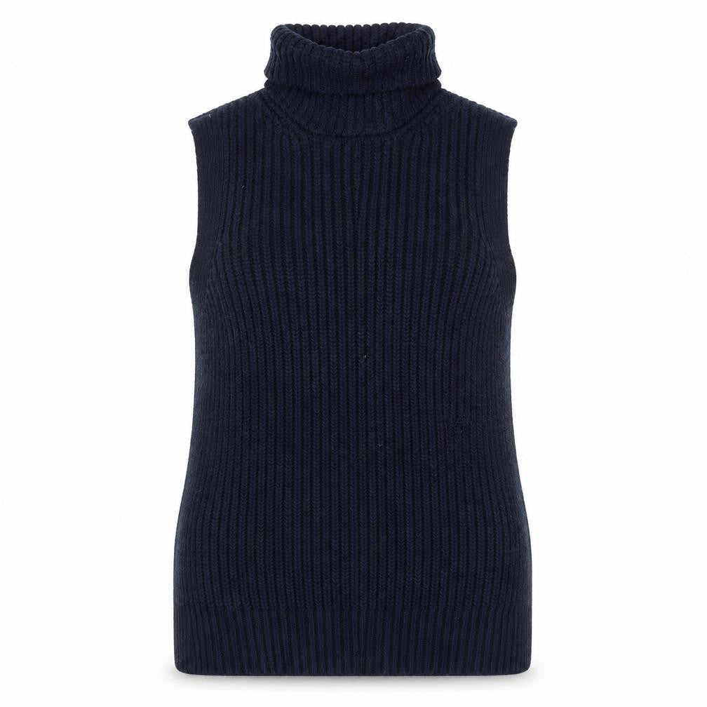 Womens UK Size XS Marks and Spencer Blue Vest Jumper