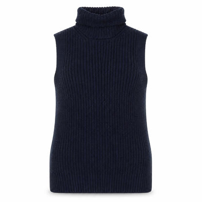 Womens UK Size XS Marks and Spencer Blue Vest Jumper