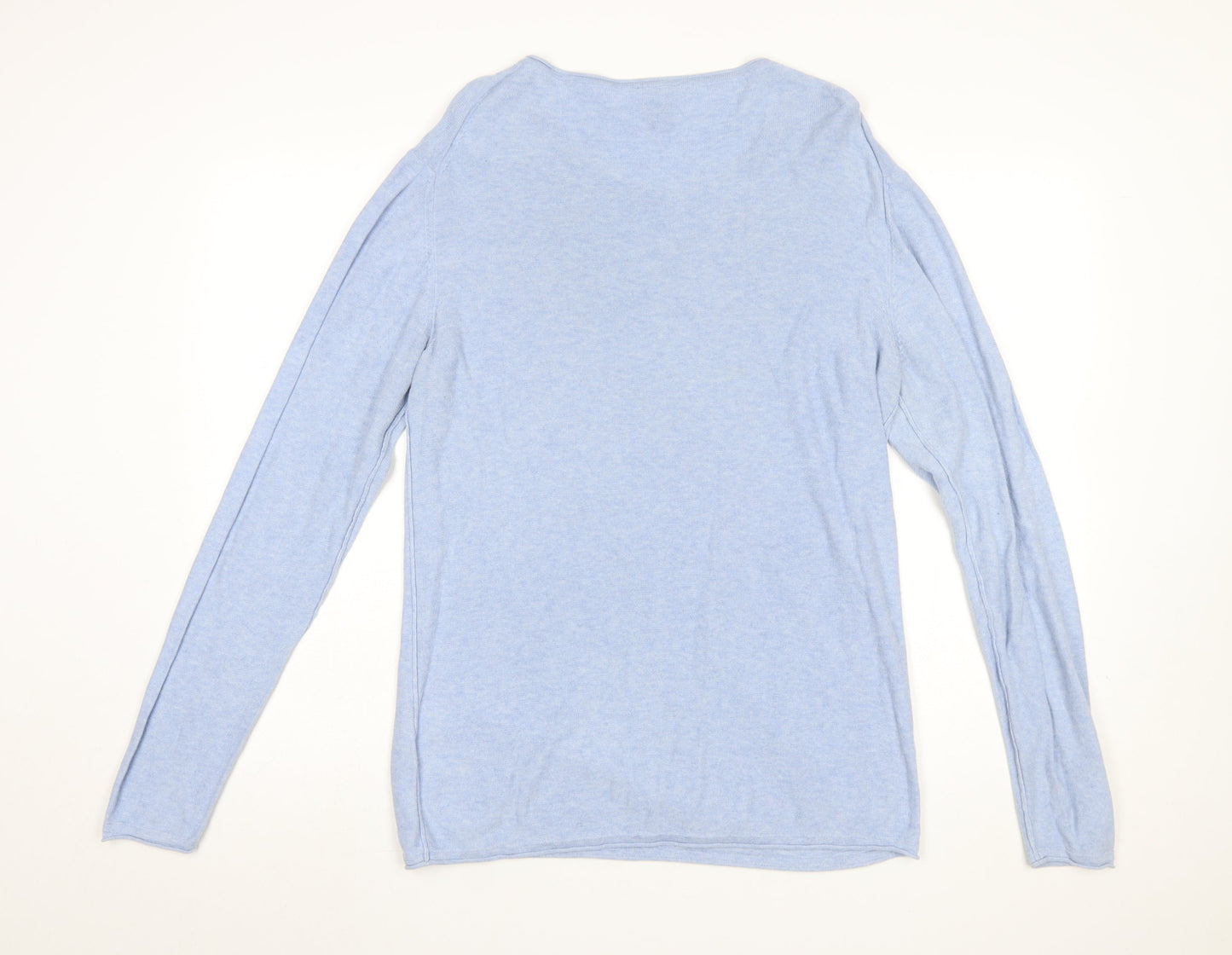 Womens UK Size 14 H&M Blue Pullover Jumper